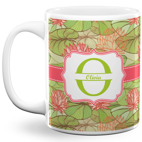 Custom Lily Pads 11 Oz Coffee Mug - White (Personalized)