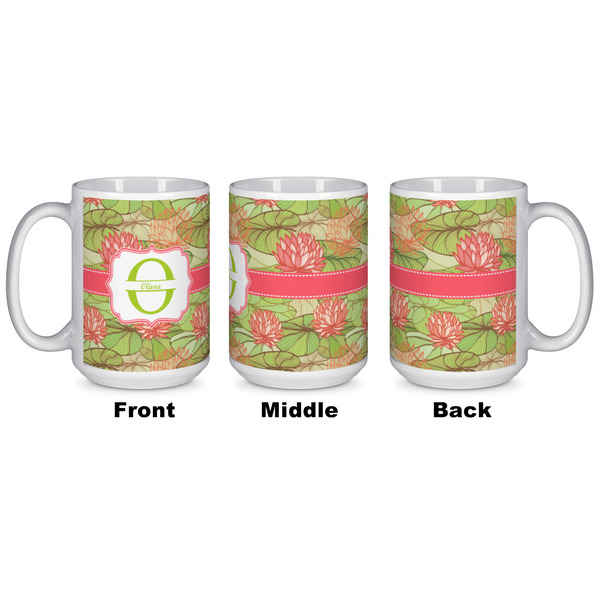 Lily Pads Coffee Mug - 15 oz - White APPROVAL