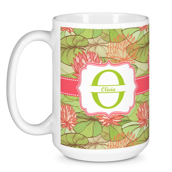 Lily Pads Coffee Mug - 15 oz - White