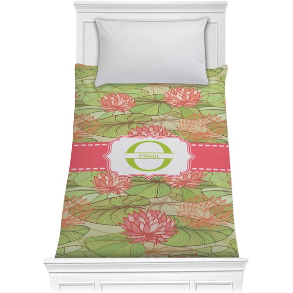 Custom Lily Pads Comforter - Twin (Personalized)