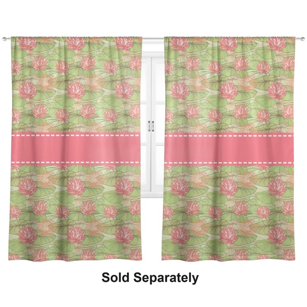 Custom Lily Pads Curtain Panel - Custom Size