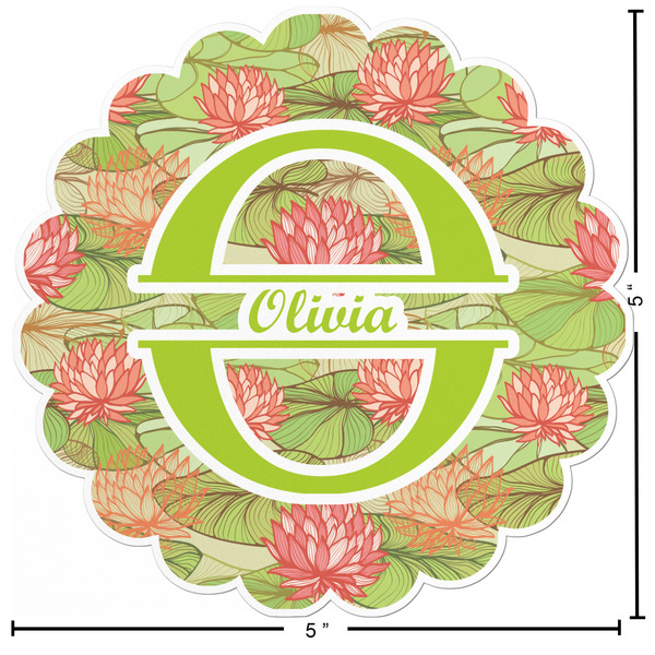 Lily Pads Custom Shape Iron On Patches - L - APPROVAL