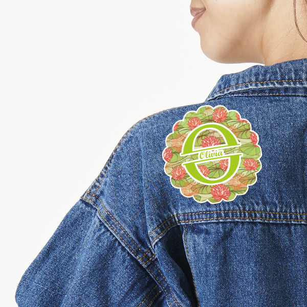 Custom Lily Pads Twill Iron On Patch - Custom Shape (Personalized)