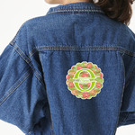 Lily Pads Twill Iron On Patch - Custom Shape - X-Large (Personalized)