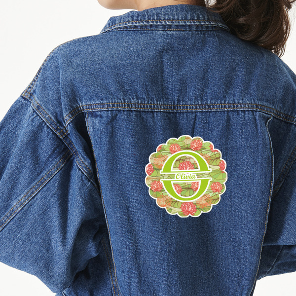 Custom Lily Pads Twill Iron On Patch - Custom Shape - X-Large (Personalized)