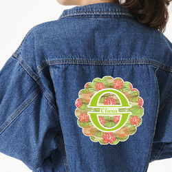 Lily Pads Twill Iron On Patch - Custom Shape - 2XL - Set of 4 (Personalized)
