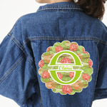 Lily Pads Twill Iron On Patch - Custom Shape - 3XL - Set of 4 (Personalized)