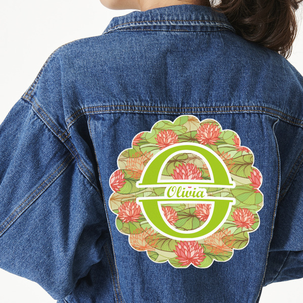 Custom Lily Pads Twill Iron On Patch - Custom Shape - 3XL - Set of 4 (Personalized)