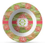 Lily Pads Plastic Bowl - Microwave Safe - Composite Polymer (Personalized)
