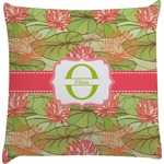 Lily Pads Decorative Pillow Case (Personalized)
