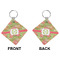 Lily Pads Diamond Keychain (Front + Back)