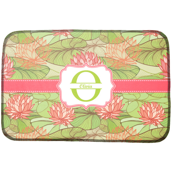 Custom Lily Pads Dish Drying Mat (Personalized)