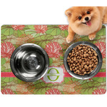 Lily Pads Dog Food Mat - Small w/ Name and Initial