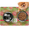Lily Pads Dog Food Mat - Small LIFESTYLE