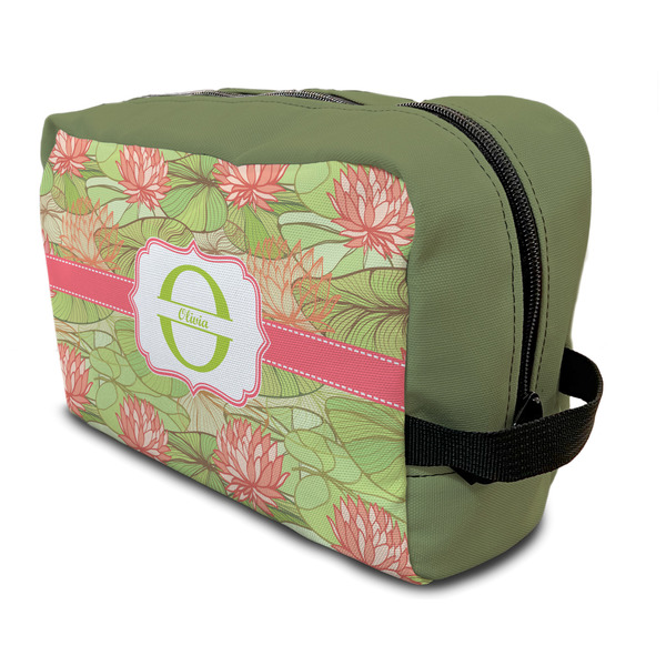 Custom Lily Pads Toiletry Bag / Dopp Kit (Personalized)