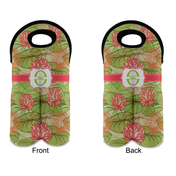 Lily Pads Double Wine Tote - APPROVAL (new)