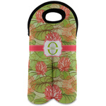 Lily Pads Wine Tote Bag (2 Bottles) (Personalized)
