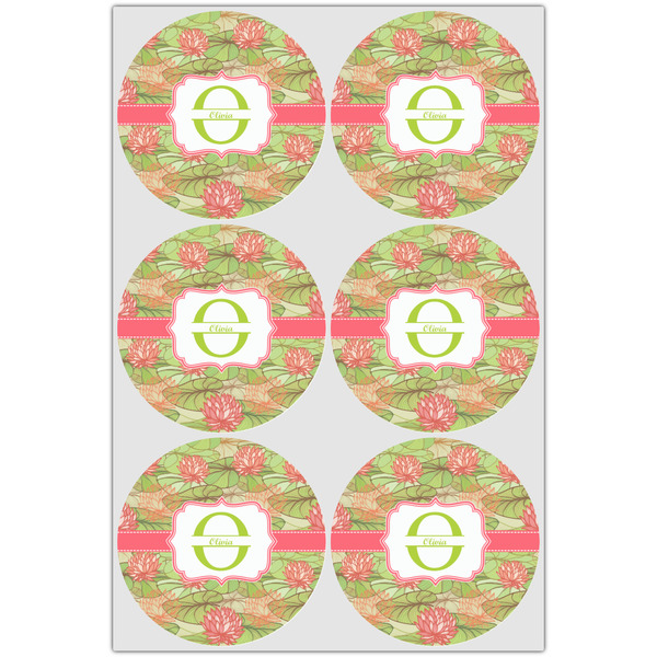 Lily Pads Drink Topper - Large - Set of 6