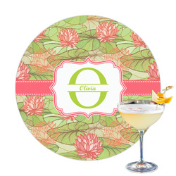 Lily Pads Printed Drink Topper - 3.25" (Personalized)