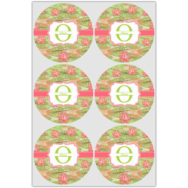Lily Pads Drink Topper - XLarge - Set of 6