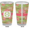 Lily Pads Pint Glass - Full Color - Front & Back Views
