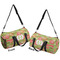 Lily Pads Duffle bag small front and back sides