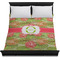 Lily Pads Duvet Cover - Queen - On Bed - No Prop