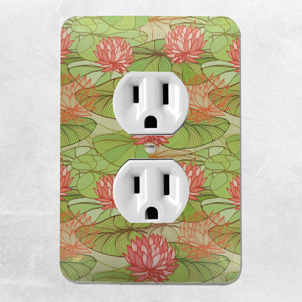 Lily Pads Electric Outlet Plate - LIFESTYLE
