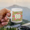 Lily Pads Espresso Cup - 3oz LIFESTYLE (new hand)