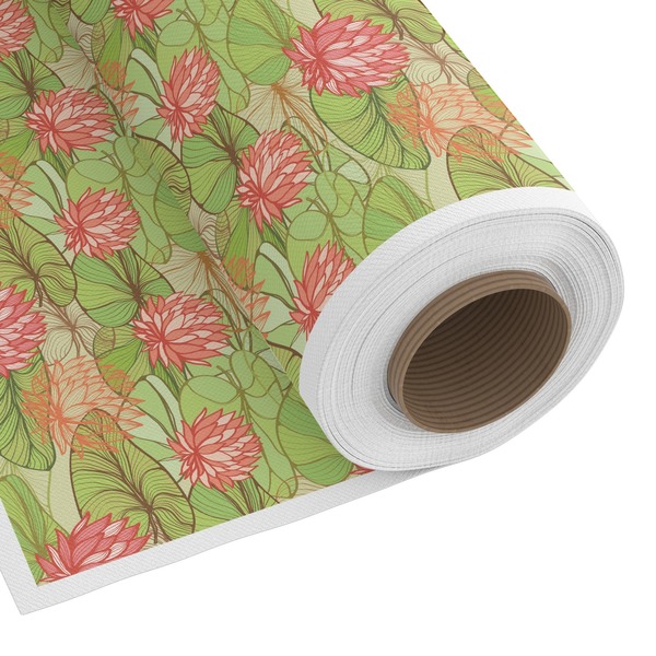 Custom Lily Pads Fabric by the Yard - Spun Polyester Poplin