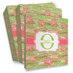 Lily Pads 3 Ring Binder - Full Wrap (Personalized)