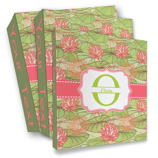 Custom Lily Pads 3 Ring Binder - Full Wrap (Personalized)