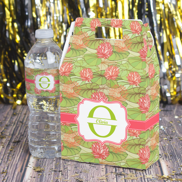 Lily Pads Gable Favor Box - In Context