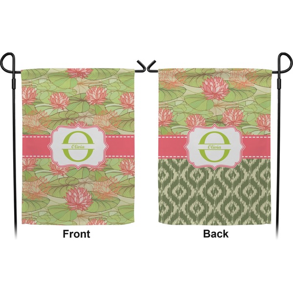 Lily Pads Garden Flag - Double Sided Front and Back
