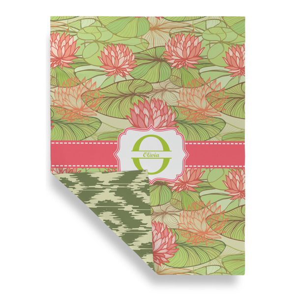 Lily Pads Garden Flags - Large - Double Sided - FRONT FOLDED