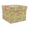 Lily Pads Gift Boxes with Lid - Canvas Wrapped - Large - Front/Main