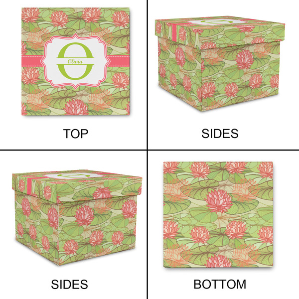 Lily Pads Gift Boxes with Lid - Canvas Wrapped - Small - Approval