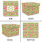 Lily Pads Gift Boxes with Lid - Canvas Wrapped - X-Large - Approval