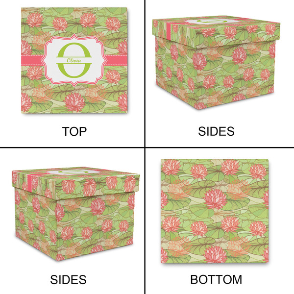 Lily Pads Gift Boxes with Lid - Canvas Wrapped - XX-Large - Approval