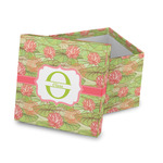Lily Pads Gift Box with Lid - Canvas Wrapped (Personalized)