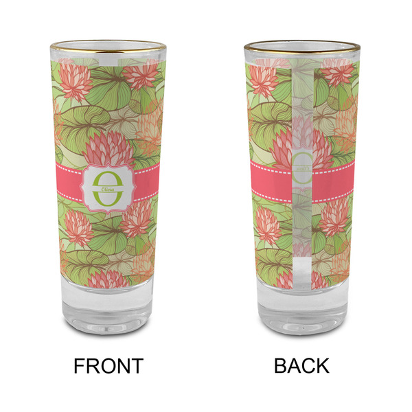 Lily Pads Glass Shot Glass - 2 oz - Single - APPROVAL