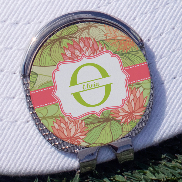 Custom Lily Pads Golf Ball Marker - Hat Clip