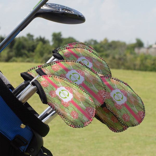 Lily Pads Golf Club Cover - Set of 9 - On Clubs