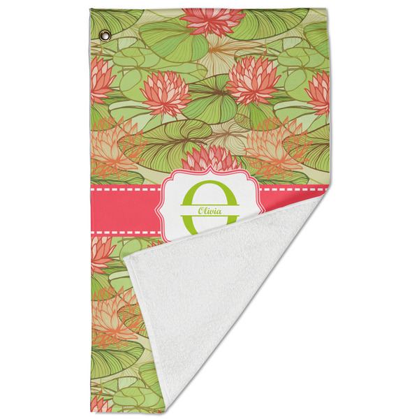 Lily Pads Golf Towel - Folded (Large)