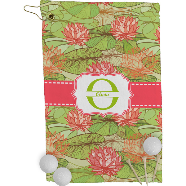Lily Pads Golf Towel (Personalized)