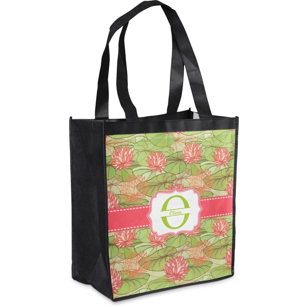 Custom Lily Pads Grocery Bag (Personalized)