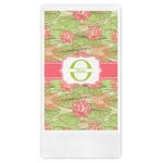 Lily Pads Guest Napkins - Full Color - Embossed Edge (Personalized)