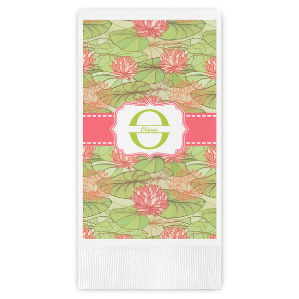Custom Lily Pads Guest Paper Towels - Full Color (Personalized)