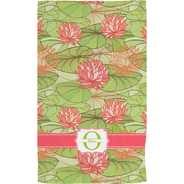 Lily Pads Hand Towel (Personalized)