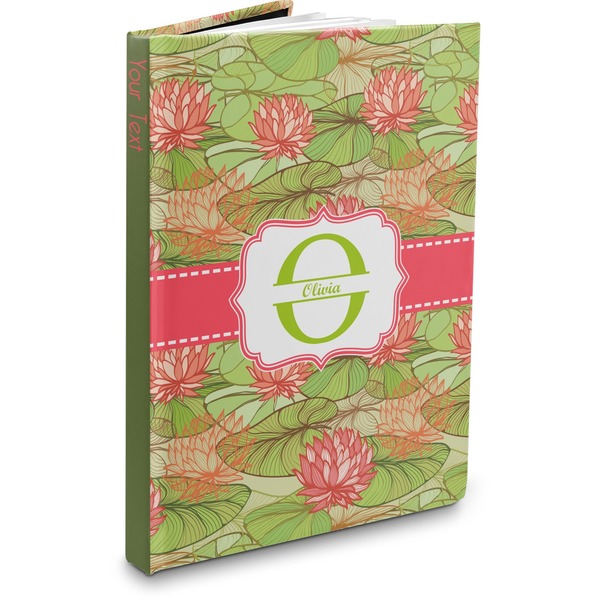 Custom Lily Pads Hardbound Journal (Personalized)